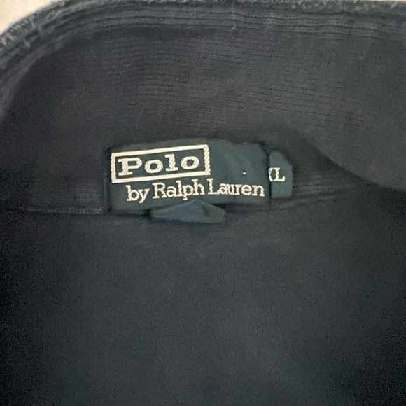 VINTAGE POLO BY RALPH LAUREN 1/4 ZIP BLUE PULLOVER - Picture 3 of 7